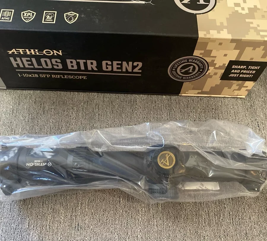 Athlon Helos BTR GEN2 1-10x28 34mm ATMR4 illum SFP IR MOA Riflescope 214103 - Image 10