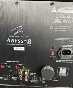 MartinLogan Abyss 8 Powered Subwoofer 8” Gloss Black 120V Complete Box - Image 10