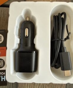 Rexing JetSpeed 78W Dual Port USB-C PD + USB-A QC3.0 Fast Car Charger Black - Image 5