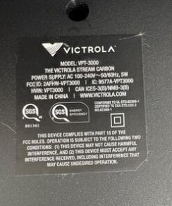 Victrola Stream Carbon Turntable Works With Sonos VPT-3000 BSL Black Silver - Image 10