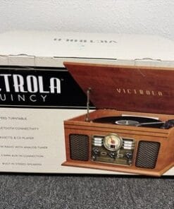Victrola Quincy 6-in-1 Bluetooth Record Player VTA-200B Turntable CD Cassette Ra - Image 6