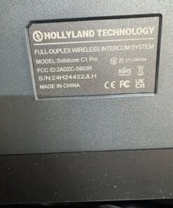Hollyland Solidcom C1 Pro 9S Hub 9-User Wireless Intercom System ENC 1.9GHz - Image 8