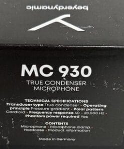 Beyerdynamic MC 930 Cardioid True Condenser Microphone w/ Case – Made in Germany - Image 5