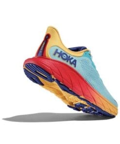 HOKA Arahi 7 Men’s 10.5D Blue Yellow Red Stability Running Shoes 1147850 - Image 5