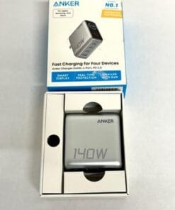 Anker 140W GaN Charger 4-Port USB-C PD 3.1 Fast Wall Charger Smart Display A2697