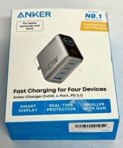Anker 140W GaN Charger 4-Port USB-C PD 3.1 Fast Wall Charger Smart Display A2697 - Image 5