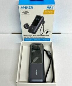 Anker 25K 165W Power Bank Portable Charger Built-In & Retractable USB-C Cable