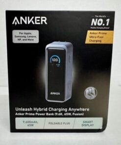 Anker Prime 9600mAh 65W Power Bank Fusion Wall Charger Smart Display USB-C - Image 5