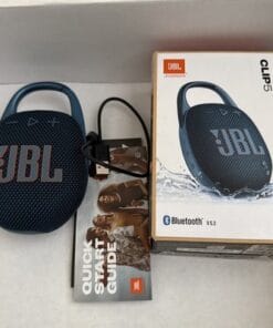 JBL Clip 5 Portable Bluetooth Speaker Waterproof IP67 12H Playtime Blue With Box