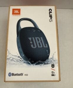 JBL Clip 5 Portable Bluetooth Speaker Waterproof IP67 12H Playtime Blue With Box - Image 5