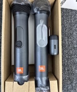 JBL Wireless Microphone System Dual Mics with Receiver Plug & Play UHF - Image 2