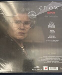 Alternative view of The Crown Season Five Soundtrack Martin Phipps Royal Blue Vinyl LP Netflix