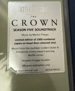 The Crown Season Five Soundtrack Martin Phipps Royal Blue Vinyl LP Netflix - Image 4