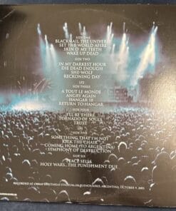 Alternative view of Megadeth A Night In Buenos Aires 3LP Vinyl Record Live Album Thrash Metal