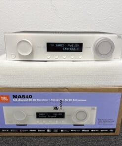 JBL MA510 5.2 Channel 8K Ultra HD AV Receiver Bluetooth WiFi Home Theater White