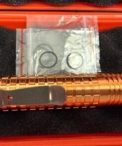 ReyLight Dawn Copper Flashlight XPL HI 6000K 18650 EDC LED Light w/ Case - Image 2
