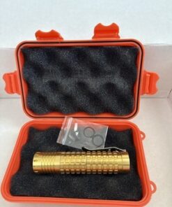 ReyLight Dawn Brass Flashlight XPL HI 6000K 18650 EDC LED w/ Case