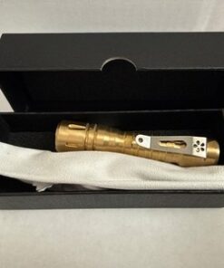 ReyLight Pineapple Brass V4 EDC Flashlight XP-L LED 14500 AA w/ Box Clip.