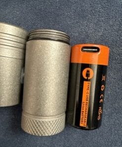 HIKARI Titanium Pocket Flashlight Triple Nichia LED 1500 Lumens USB-C EDC - Image 6