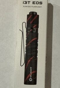 Olight i3T EOS Black Lava Limited Edition EDC Flashlight 180 Lumens AAA Pocket
