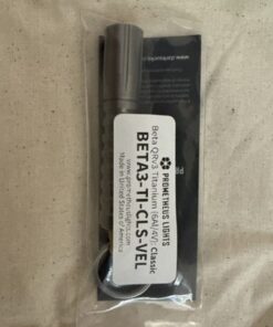 Alternative view of Prometheus Beta QRv3 Titanium Classic EDC Flashlight + Titanium Clip USA