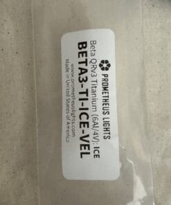 Prometheus Beta QRv3 ICE Titanium EDC Flashlight + Ti Clip USA Made - Image 6