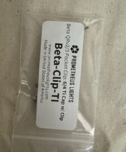 Prometheus Beta QRv3 ICE Titanium EDC Flashlight + Ti Clip USA Made - Image 7