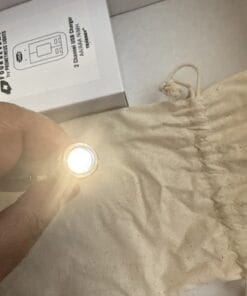 Prometheus Beta QRv3 ICE Raw Titanium EDC Flashlight + Ti Clip USA Made - Image 5