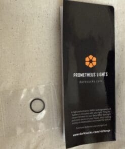 Prometheus Beta QRv3 ICE Raw Titanium EDC Flashlight + Ti Clip USA Made - Image 10
