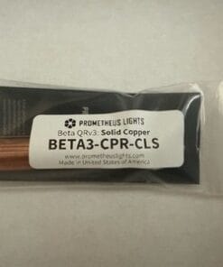 Alternative view of Prometheus Beta QRv3 Solid Copper Keychain Flashlight EDC USA