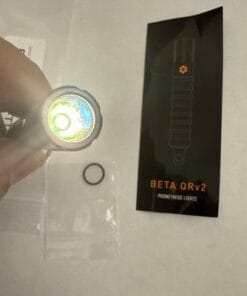 Prometheus Beta QRv3 ICE Two Tone Blue Titanium EDC Keychain Flashlight - Image 4
