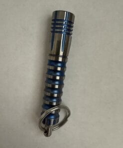 Prometheus Beta QRv3 ICE Two Tone Blue Titanium EDC Keychain Flashlight - Image 5