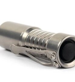 Alternative view of CWF Groovy Arcadian Titanium Flashlight Chimera Max 18350 4500K USA
