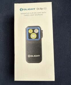 Olight Oclip Pro Clip-On Light 3 Light Sources Rechargeable Compact
