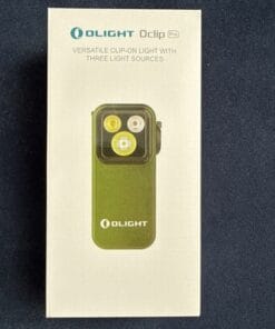 Olight Oclip Pro Clip-On Light 3 Modes LED Rechargeable OD Green EDC - Image 6
