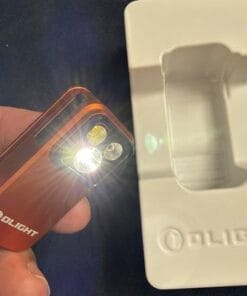 Olight Oclip Pro Clip-On Light 3 Modes LED Rechargeable Orange EDC - Image 8