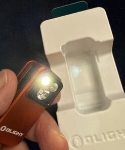 Olight Oclip Pro Clip-On Light 3 Modes LED Rechargeable Orange EDC - Image 9