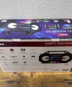 ION Audio Party Rocker Go Bluetooth Speaker 60W Lights Portable Boombox - Image 6