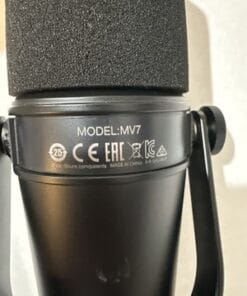 Shure MV7 USB/XLR Podcast Microphone Dynamic Cardioid Black Studio Mic - Image 3