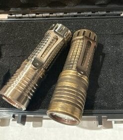 Maeerxu XT3 Flashlight Bundle 2pcs Brass & Titanium 18350 EDC Compact - Image 5