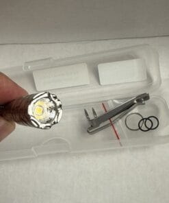 ReyLight Pineapple Mini Titanium Flashlight Rocky Pattern 10440 LED - Image 4
