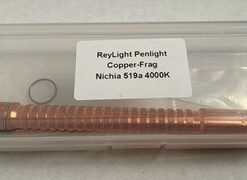 Alternative view of ReyLight Penlight Copper Frag Flashlight Nichia 519a 4000K LED 10440