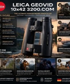 Leica Geovid 10x42 3200.COM Rangefinding Binoculars Laser Ballistic 40807 - Image 5