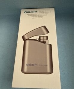 Olight Baton 4 Premium Titanium EDC Flashlight w/ Charging Case 1300LM - Image 6