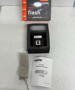 Sunpak DF1200X Mini Speedlite Flash w/ LED Panel USB-C Rechargeable