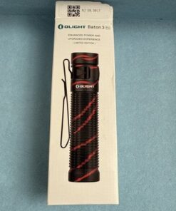 OLIGHT Baton 3 Pro Black Lava Limited Edition 1500 Lumens USB Recharge 1500 Lume