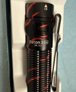 OLIGHT Baton 3 Pro Black Lava Limited Edition 1500 Lumens USB Recharge 1500 Lume - Image 7