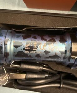 Manker Striker Ti Limited Edition Blue Tactical Flashlight USB-C 2300LM - Image 3