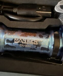 Manker Striker Ti Limited Edition Blue Tactical Flashlight USB-C 2300LM - Image 6