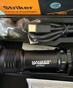 Alternative view of Manker Striker Limited Edition Titanium Tactical Flashlight 2300LM USB-C